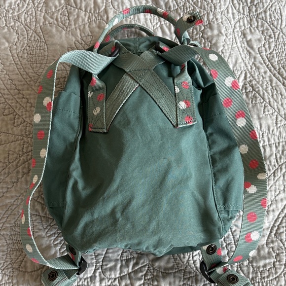 Fjallraven Kånken Mini Backpack in Teal and Pink - Picture 2 of 8